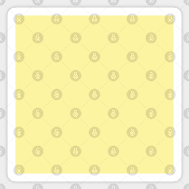 Banana Yellow, Solid Yellow Sticker by Gsallicat